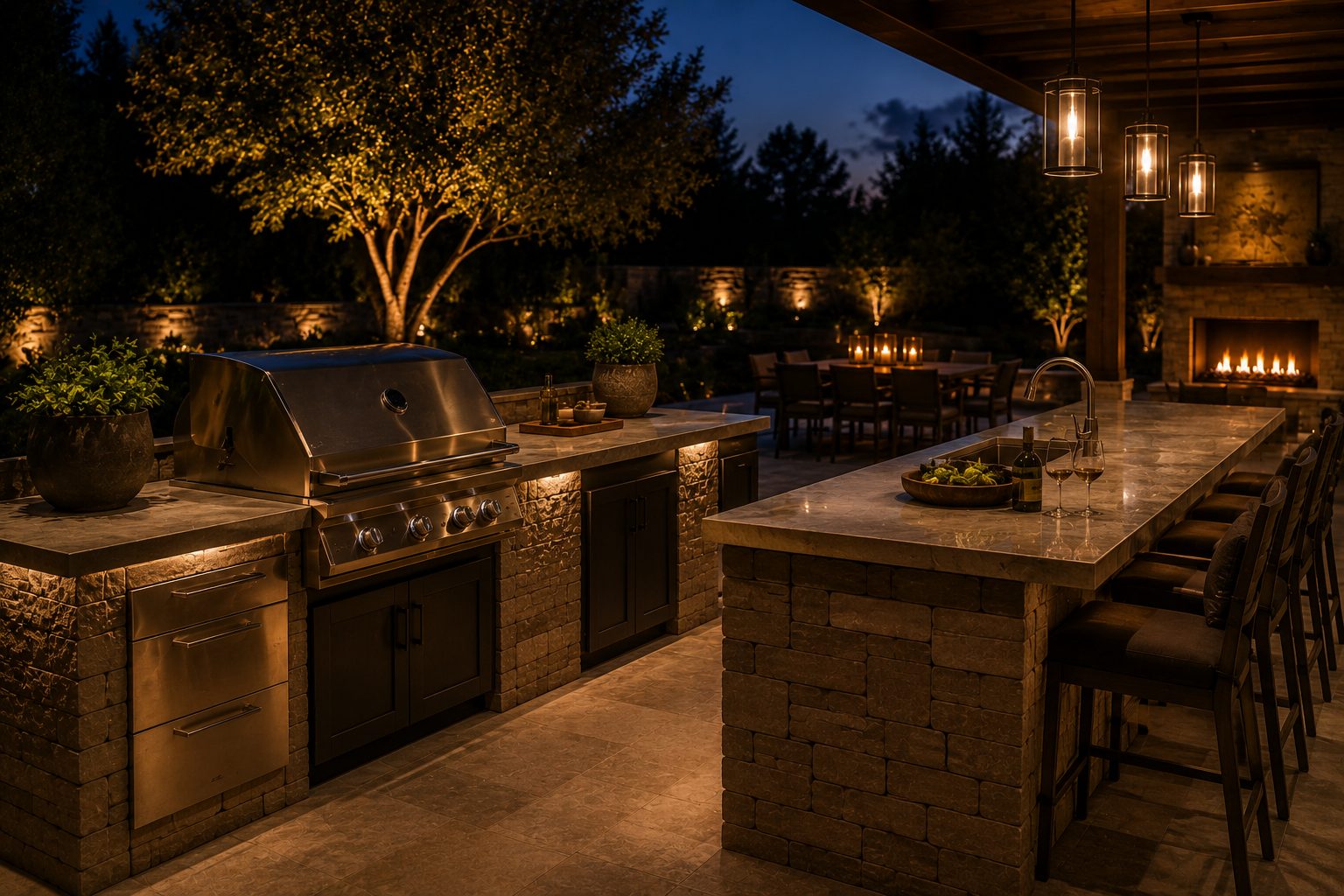 Outdoor kitchen